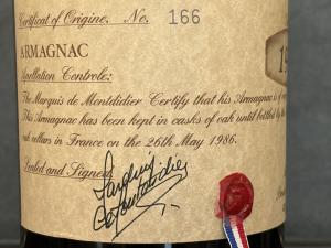 Armagnac Marquis de Montdidier 1945 Magnum 1,5 ltr.